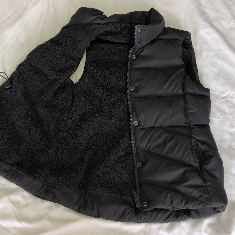J. Crew Puffer Vest Charcoal Gray